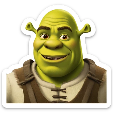 shrek shrek shrek sticker