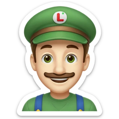 luigi sticker