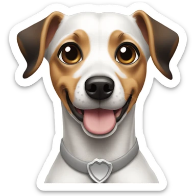 Disney-black-and-white-chiweenie-princess sticker