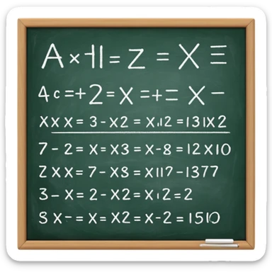 math equations sticker