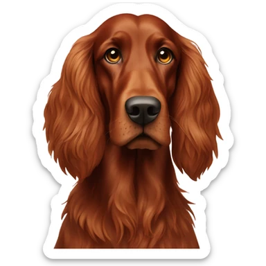 Irish setter sticker