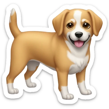 perrito schannauzer sal y pimienta sticker