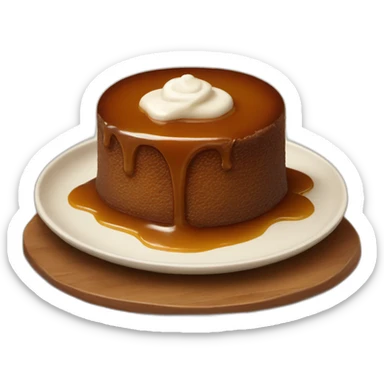 Sticky toffee pudding sticker
