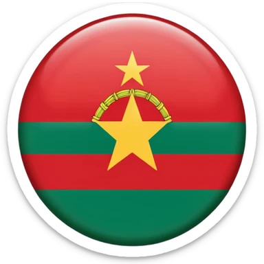 Transnistria flag as a round button sticker