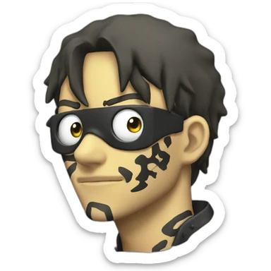 trafalgar law buste sticker