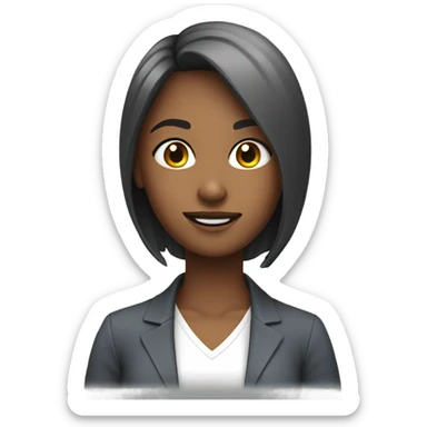 English trainer girl online work  sticker