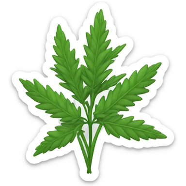 boquet of the weed plant sticker