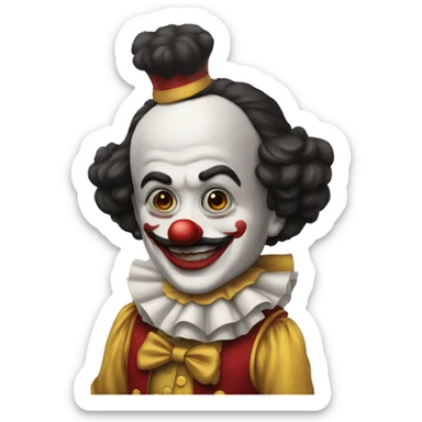 Popo y payaso sticker