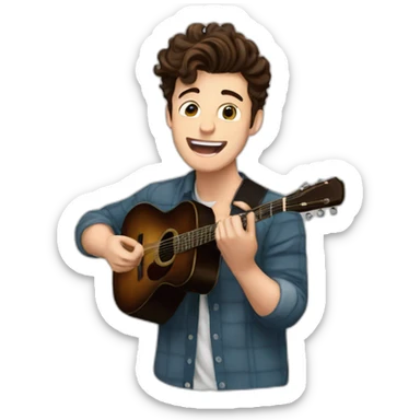 Shawn mendes singing sticker