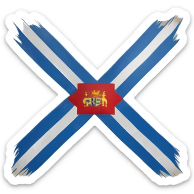 bandera de las islas baleares  sticker