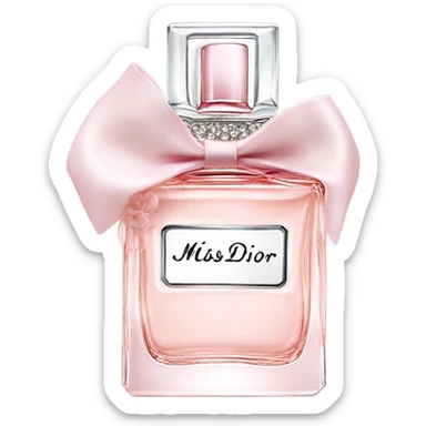 Miss dior perfume sticker