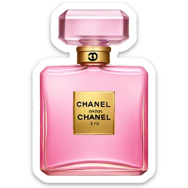 Pink Chanel perfume  sticker