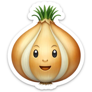 Onion sticker