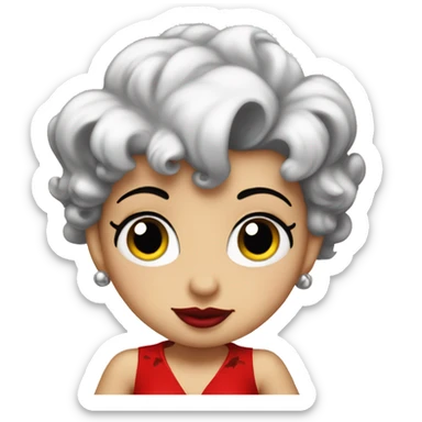 Betty boop sticker