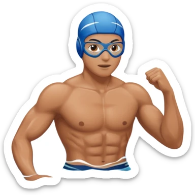 swimmer Athlete in Action sticker