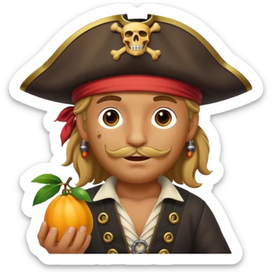 Pirate Captain Mixed with a Maracuja sticker