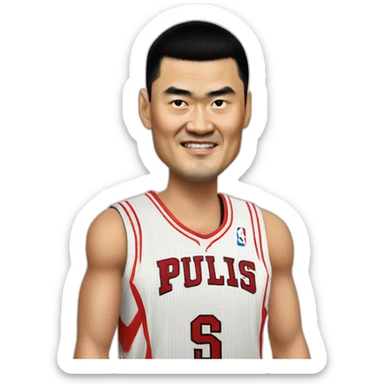 yao ming sticker
