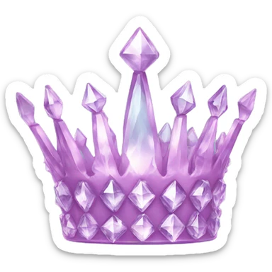 crystal crown sticker