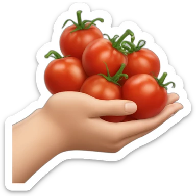 handful of tomatos sticker