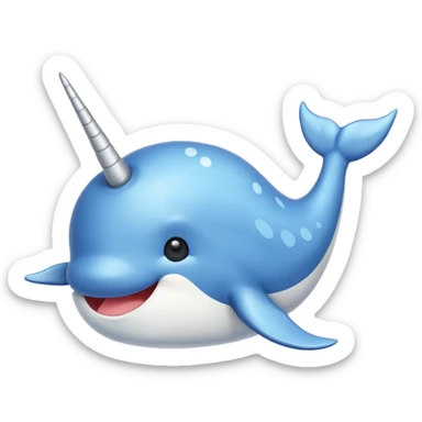 narwhal emoji sticker