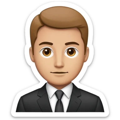 Ejecutivo en la oficina sticker