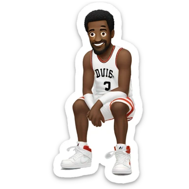 draw me a man with off white jordan dunks sticker