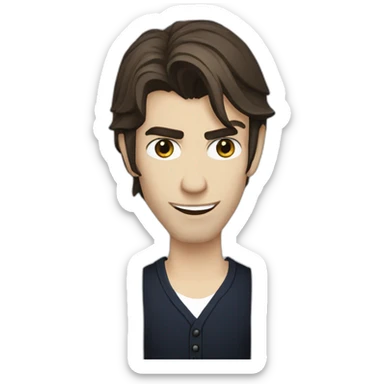 Stefen the vampire diaries sticker