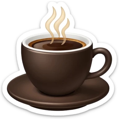 Une Tasse de cafe expresso sticker