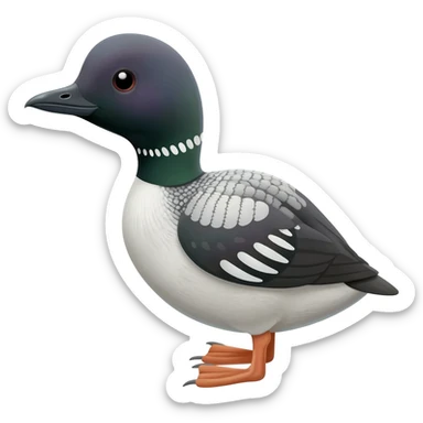 Loon sticker