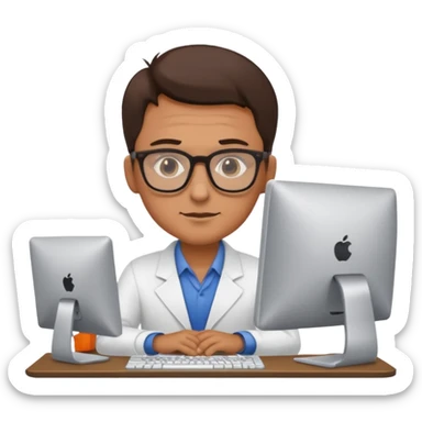 haz a un trader en su computadora} sticker