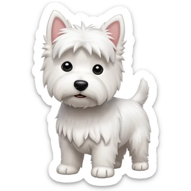 Westie Dog sticker