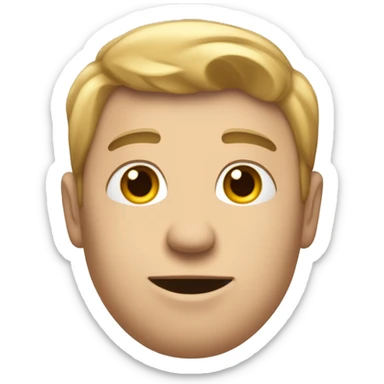 Un homme avec le bras tendu vers le haut au 3/4 sticker