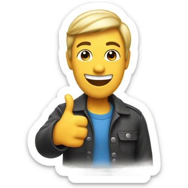 Thumbs up let’s do it sticker