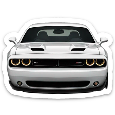 Dodge challenger logo sticker