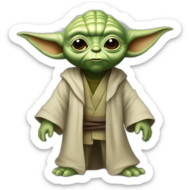 Yoda mi moto hace brumm brumm sticker