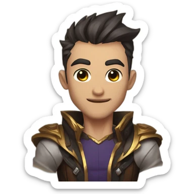 jayce from League of Legends but Wojack sticker