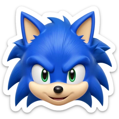 Sonic is a great guy and I love him so very very very very much  sticker