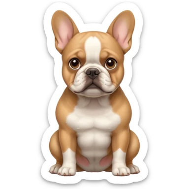 Bouledogue français corps sticker