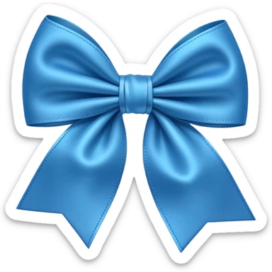 fiocco azzurro sticker