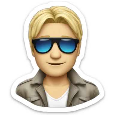 Corey Feldman with sunglasses sticker