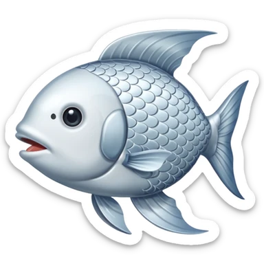 fish and mil sticker