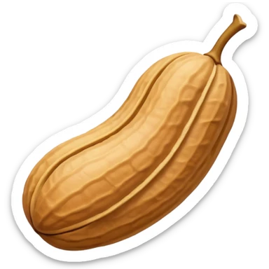 a Peanut with detail (no face) sticker