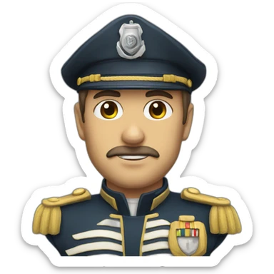 Captain of vessel sticker