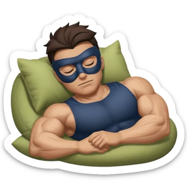 sleeping avenger sticker