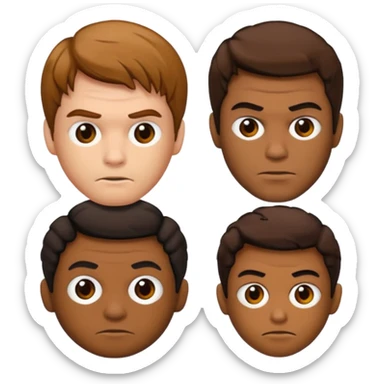 Um emoji gotico com o dexter morgan da série dexter sticker