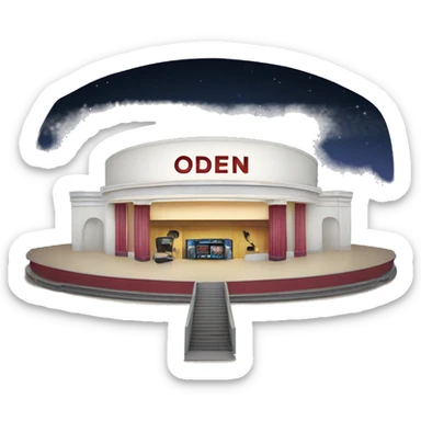 Odeon cinema sticker