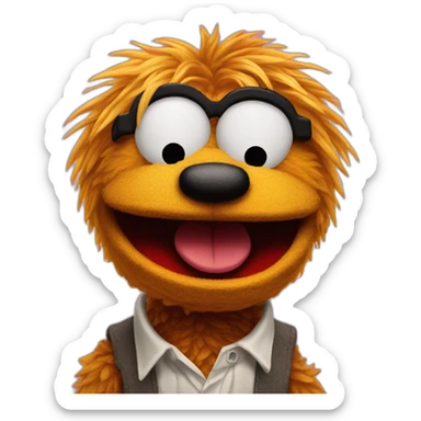 muppets fozzy sticker