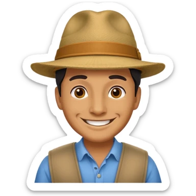 By the way, he wants to go to Peru sticker