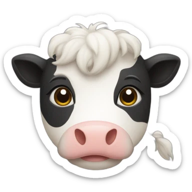 un bou și o vaca sticker