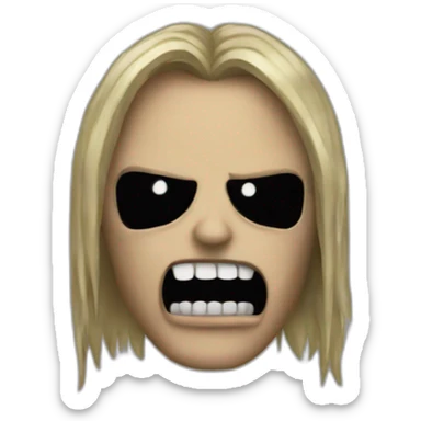 Thrash metal sticker